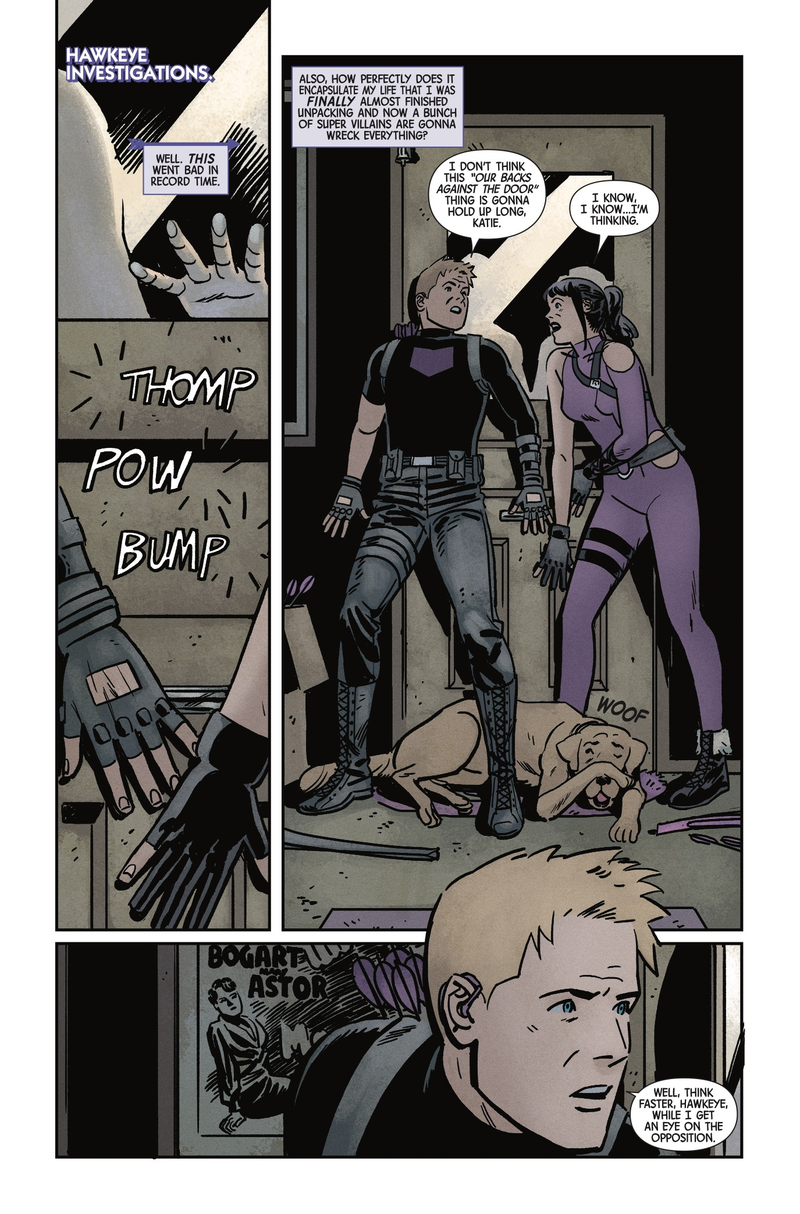 Illustration for article titled Kate and Clint fight for their lives in this Hawkeye #16 exclusive